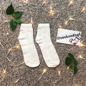 Lacy White Ribbed Ankle Socks Women's Lace Pretty